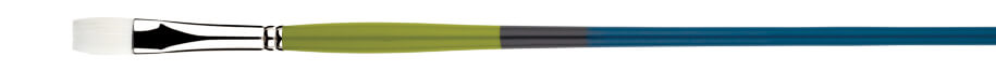Princeton - Snap! White Taklon - Long Handle - Flat