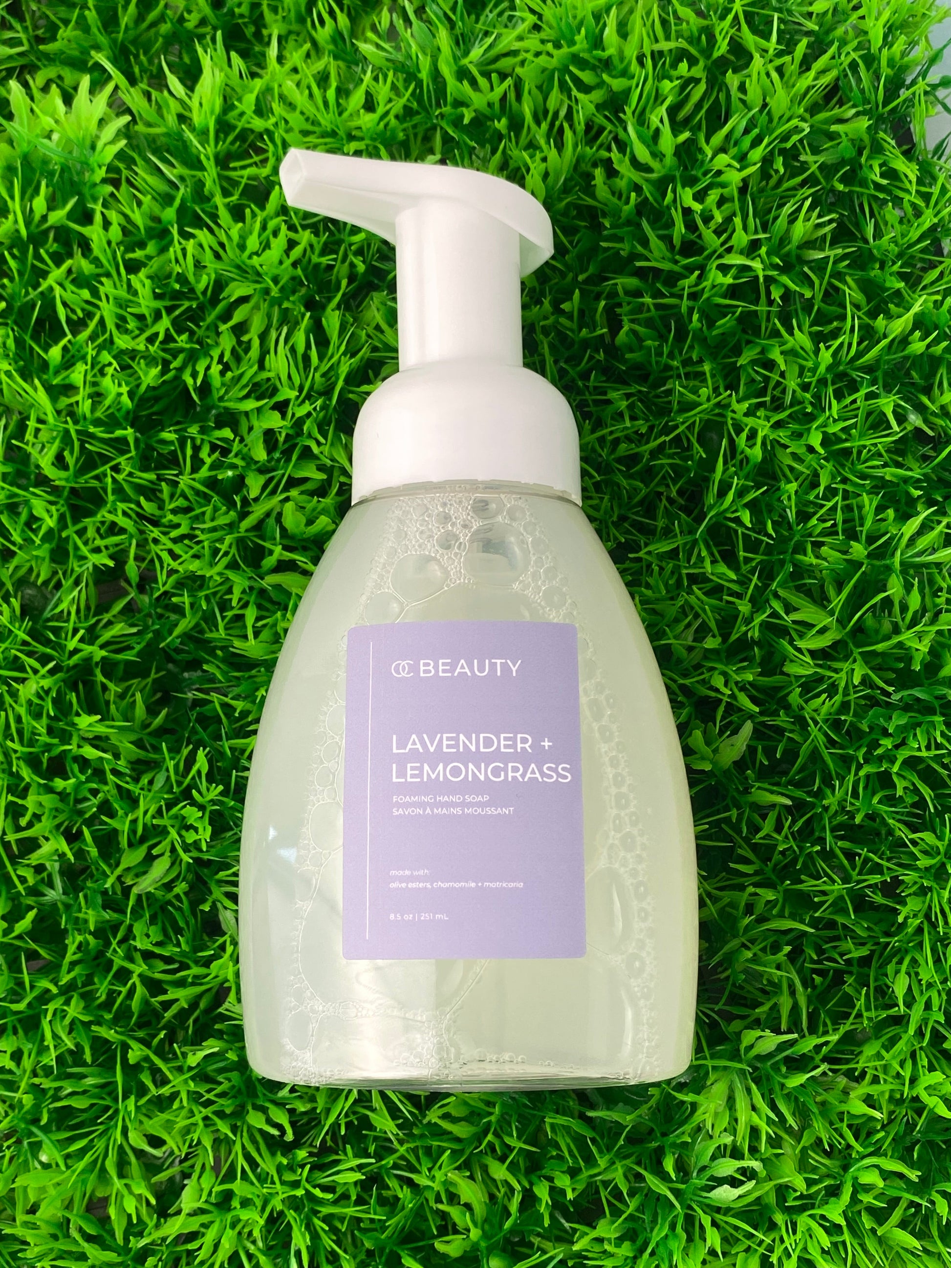 Lavender + Lemongrass Foaming Liquid Soap