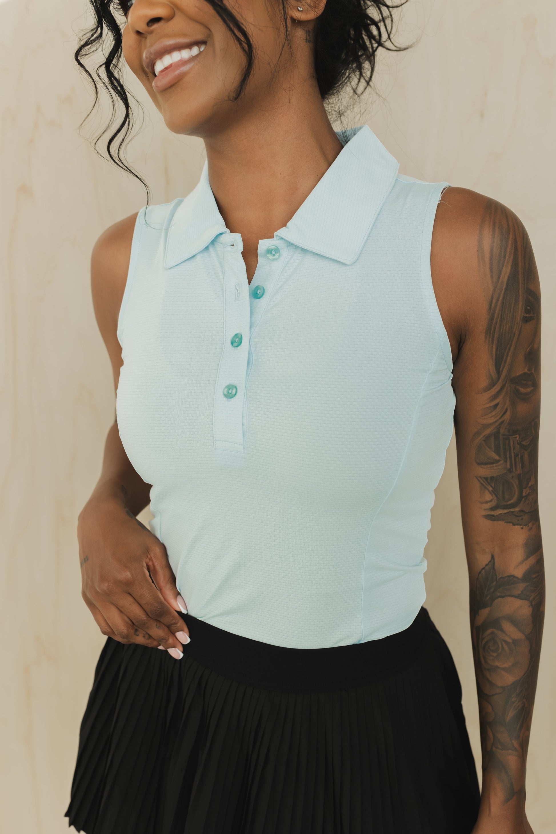 Sleeveless Polo Shirt