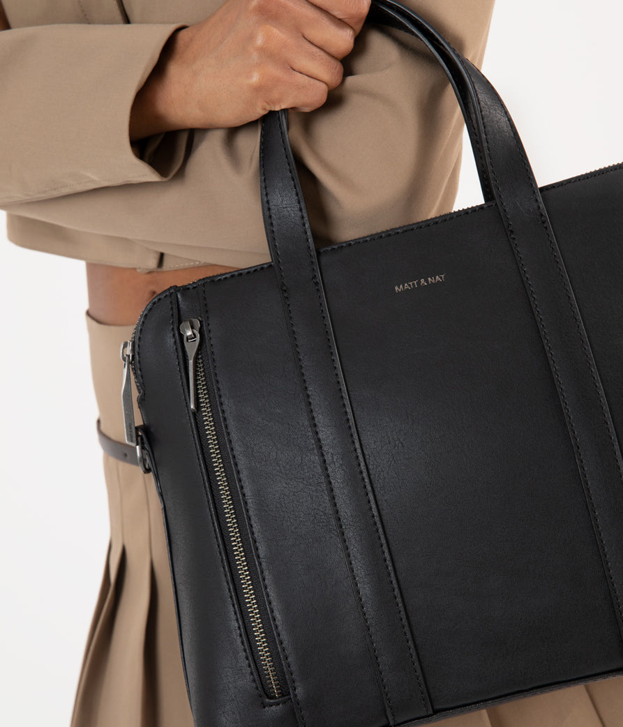 SONA Vegan Satchel Briefcase - Arbor