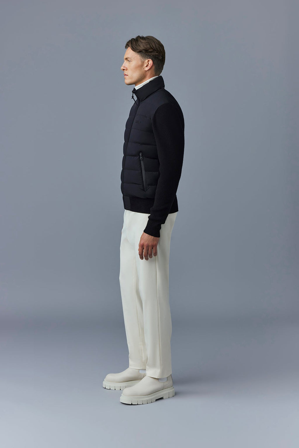HANEY-CITY Hybrid light down jacket