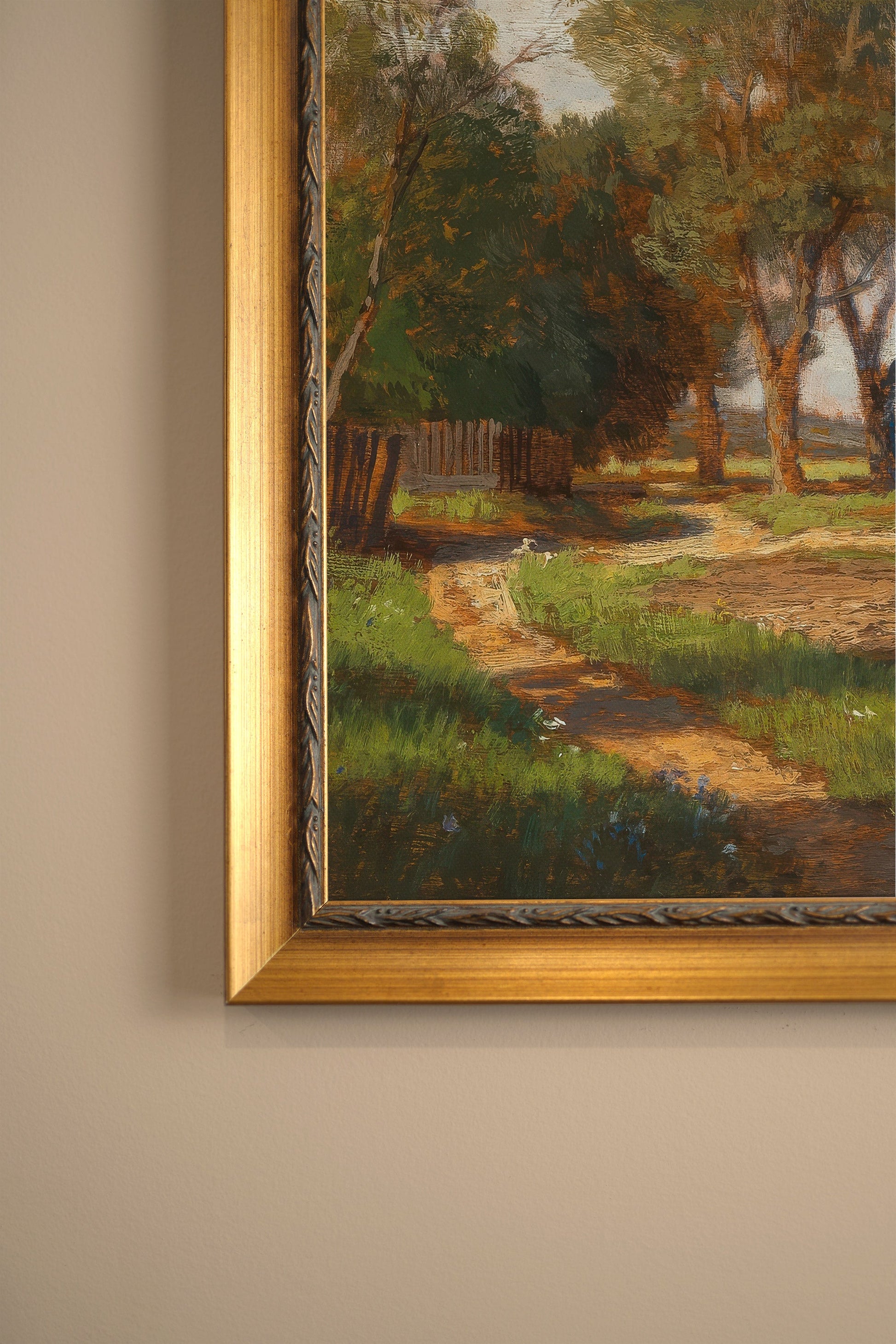 Earth Songs, Vintage Gold Frame