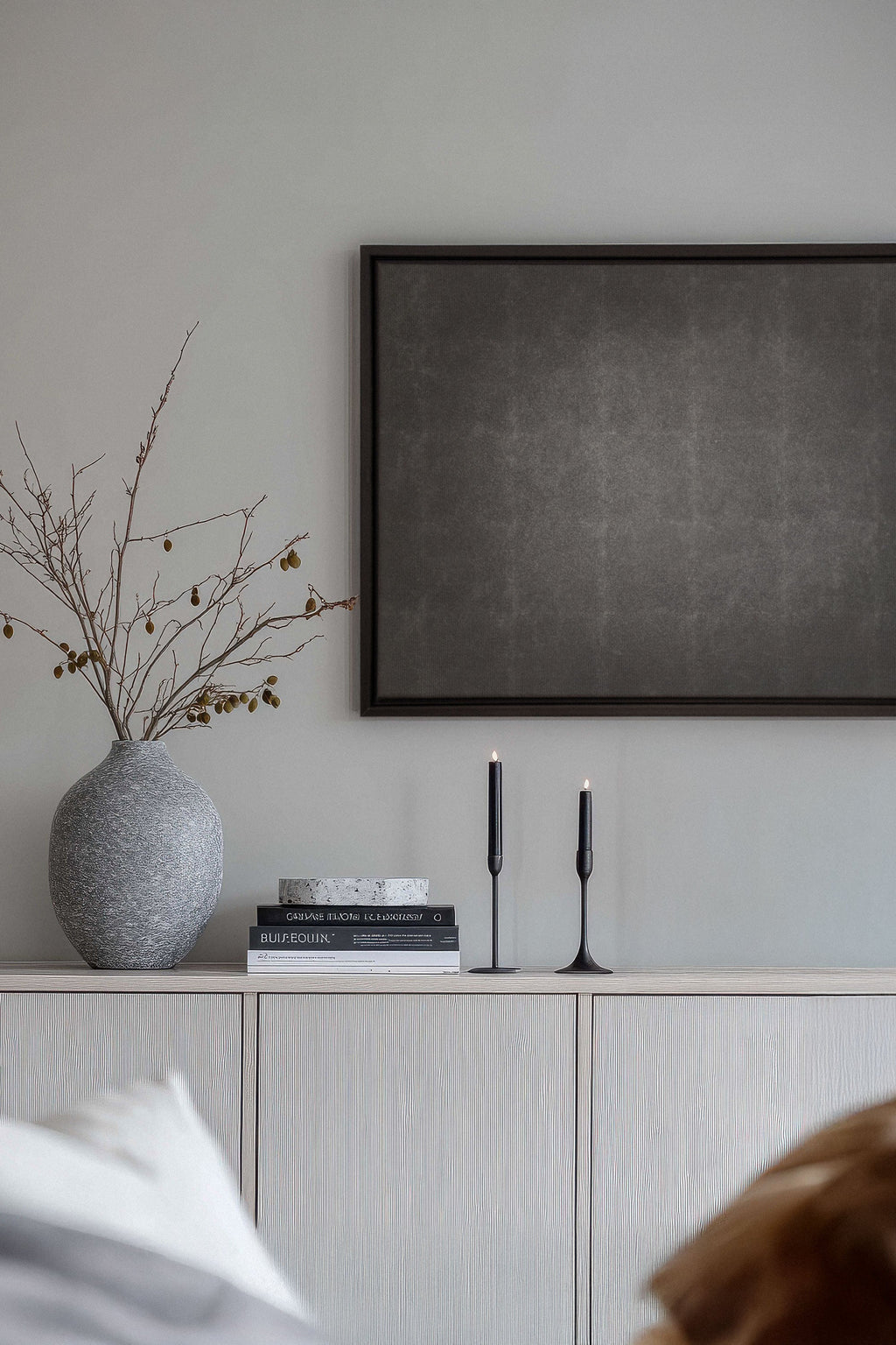 DARK GLOW, Stretched Canvas Artwork