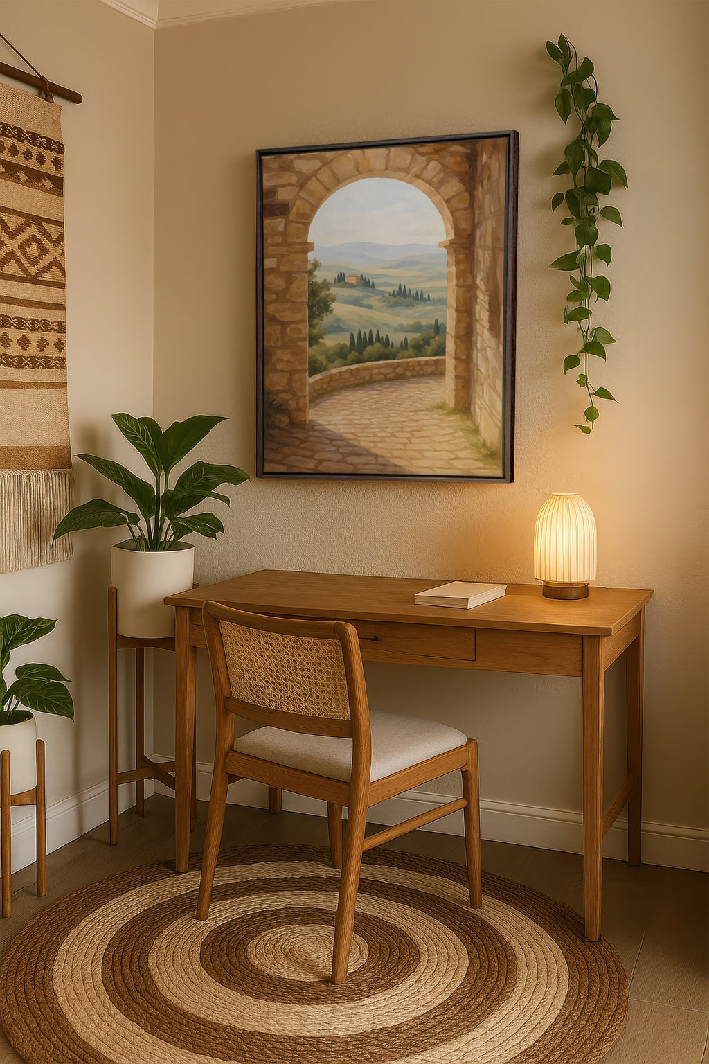 Golden Path, Stretched Canvas Artwork
