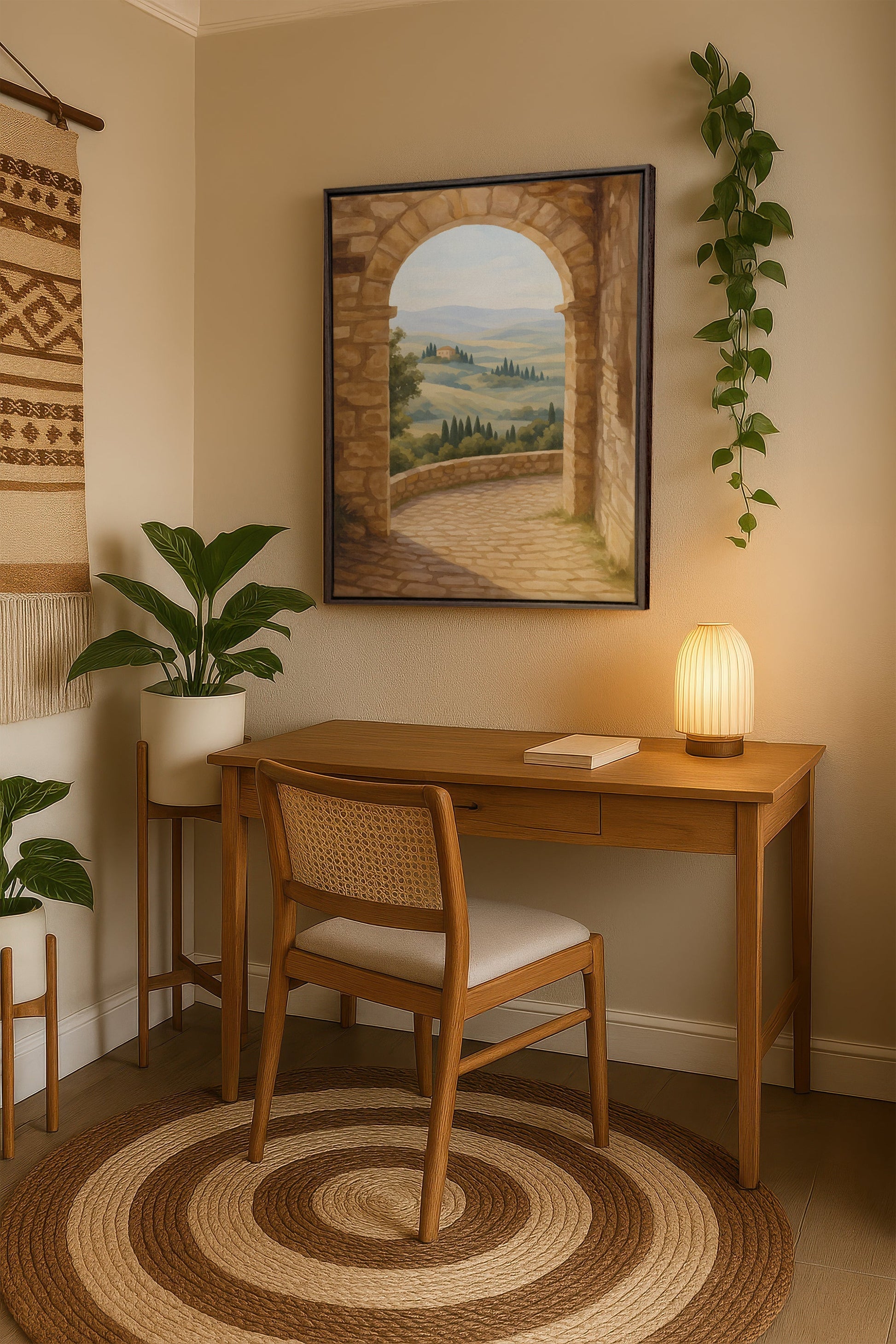 Golden Path, Stretched Canvas Artwork
