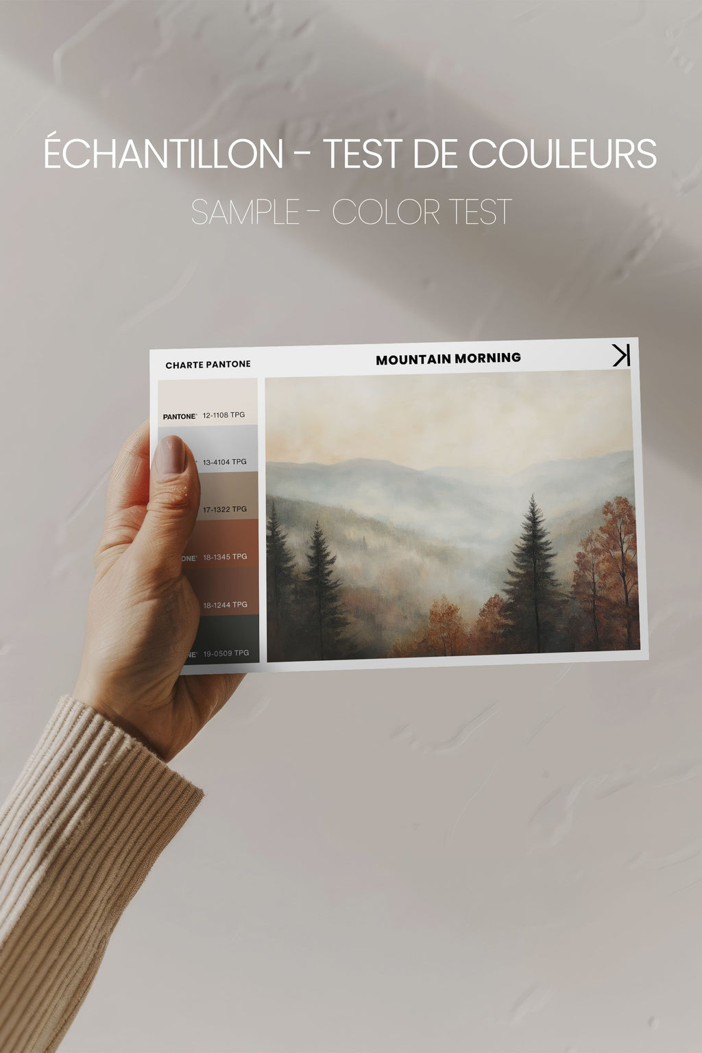MOUNTAIN MORNING, Stretched Canvas Artwork