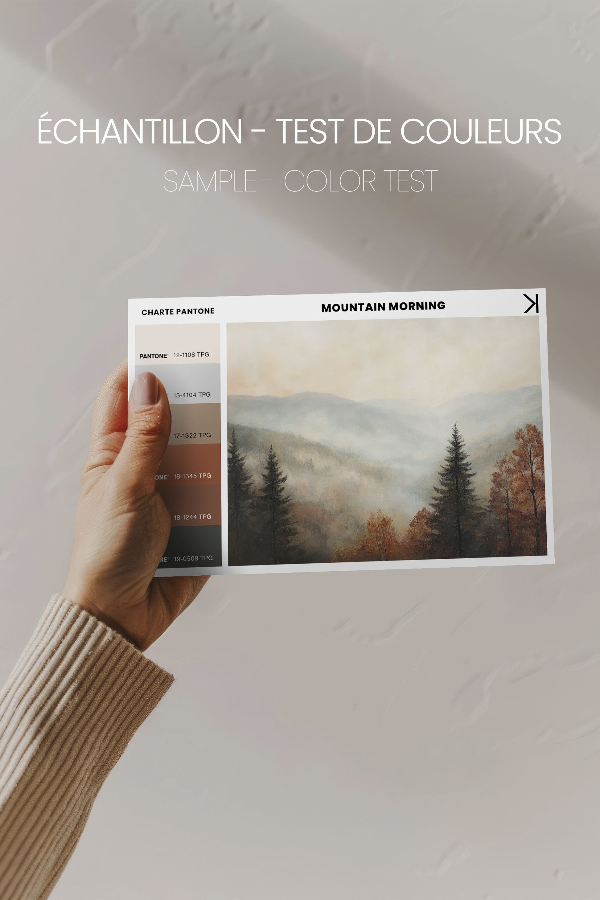 MOUNTAIN MORNING, Stretched Canvas Artwork