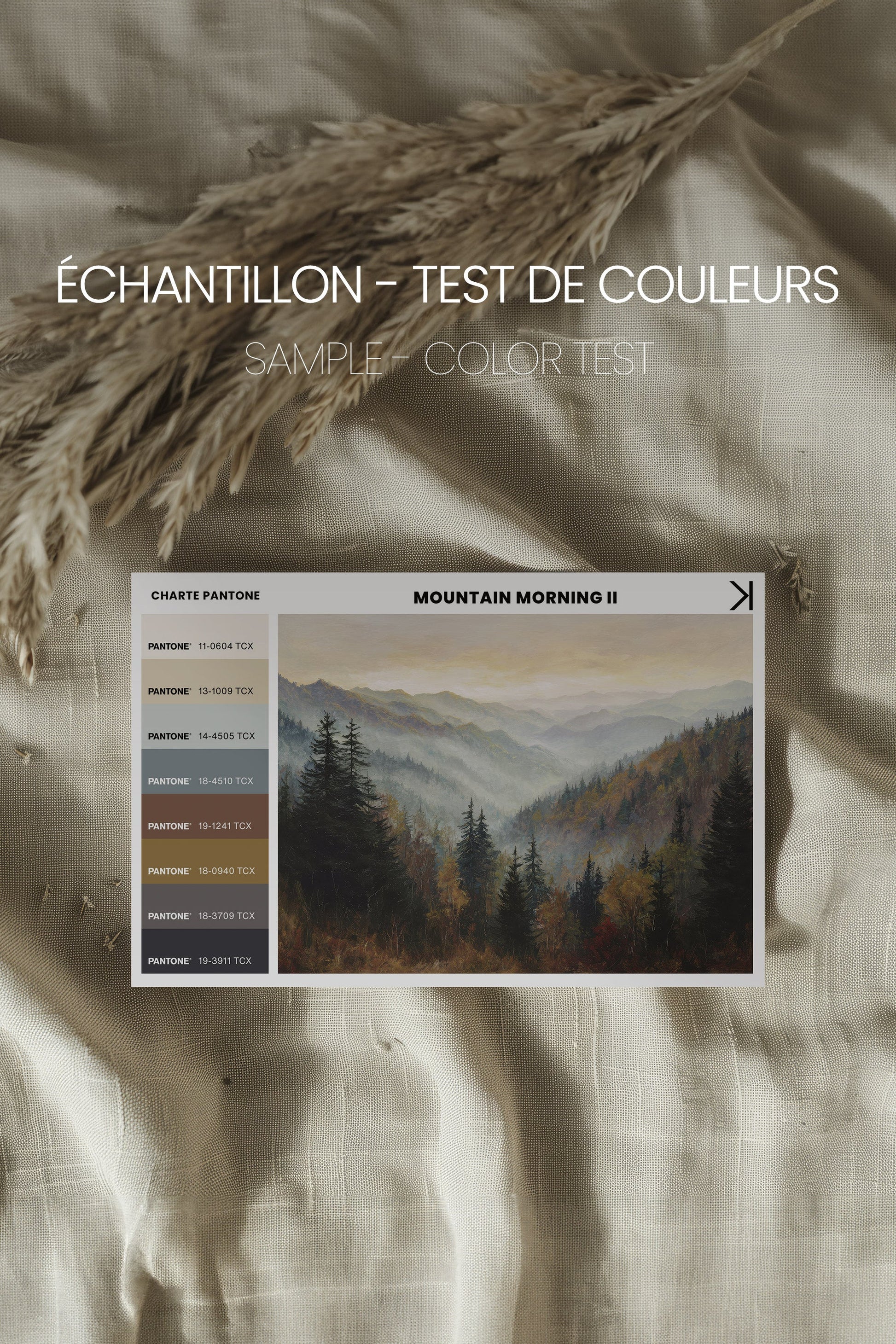 MOUNTAIN MORNING II, Stretched Canvas Artwork