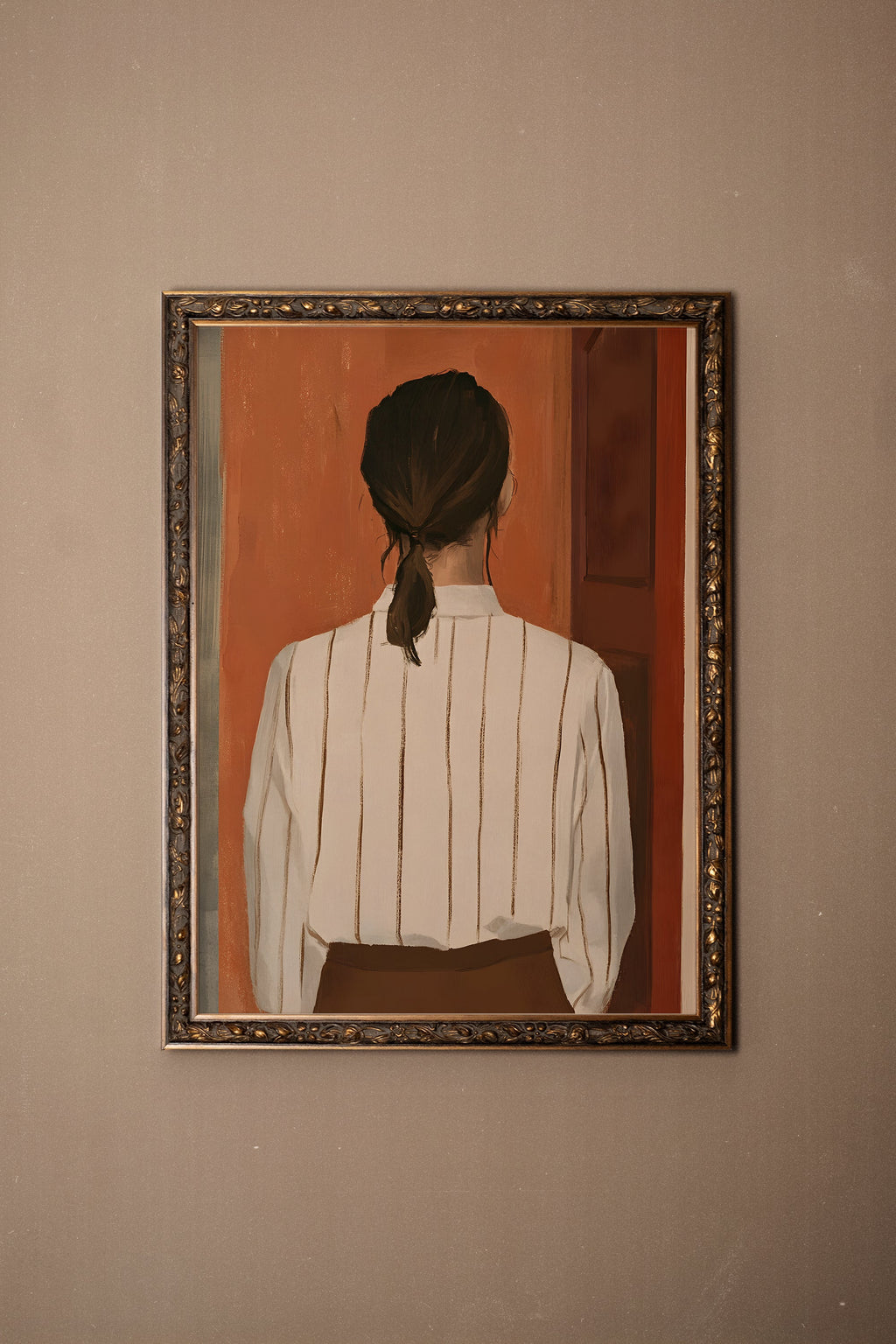 Echo of Silence, Vintage Bronze Frame
