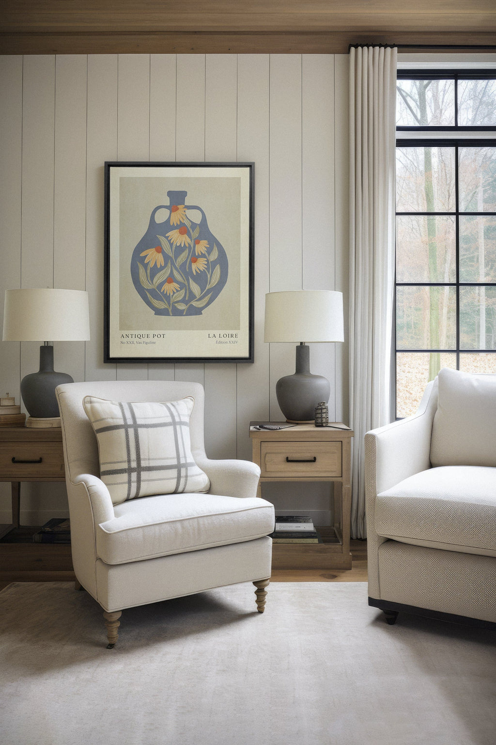 THE LOIRE, Stretched Canvas Artwork
