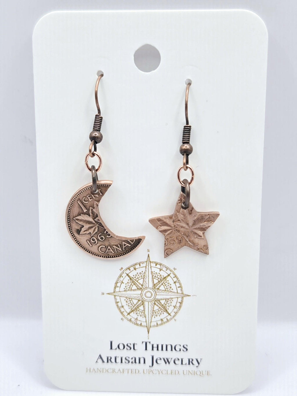 Midnight Maple Earrings