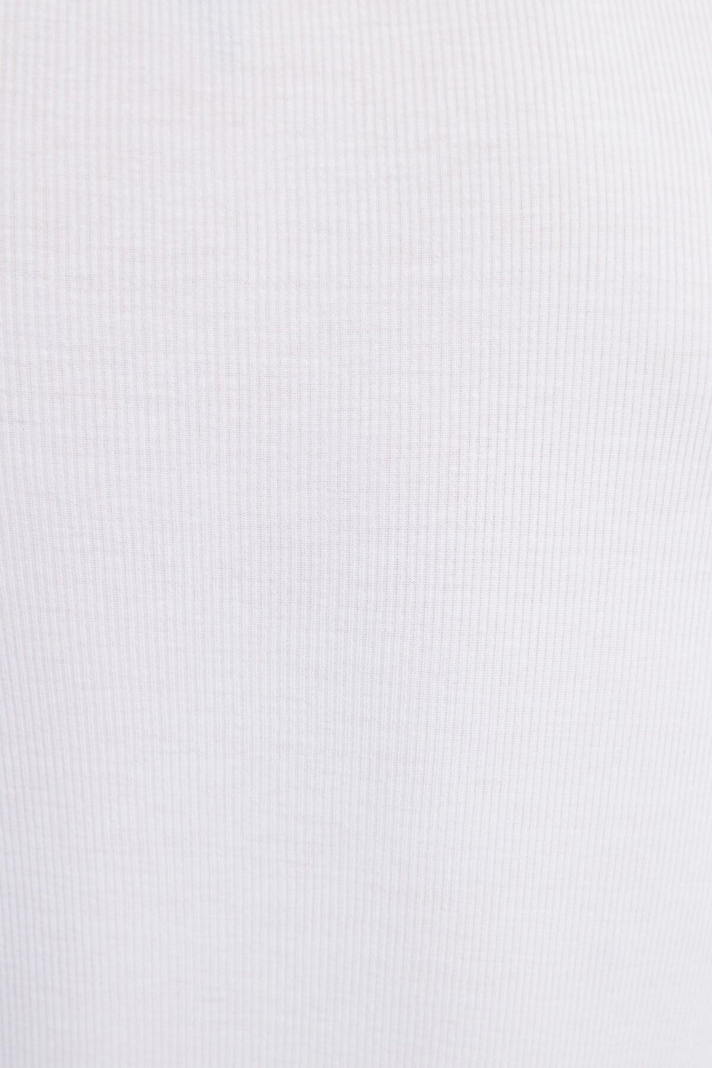 Ribbed Turtleneck T Shirt