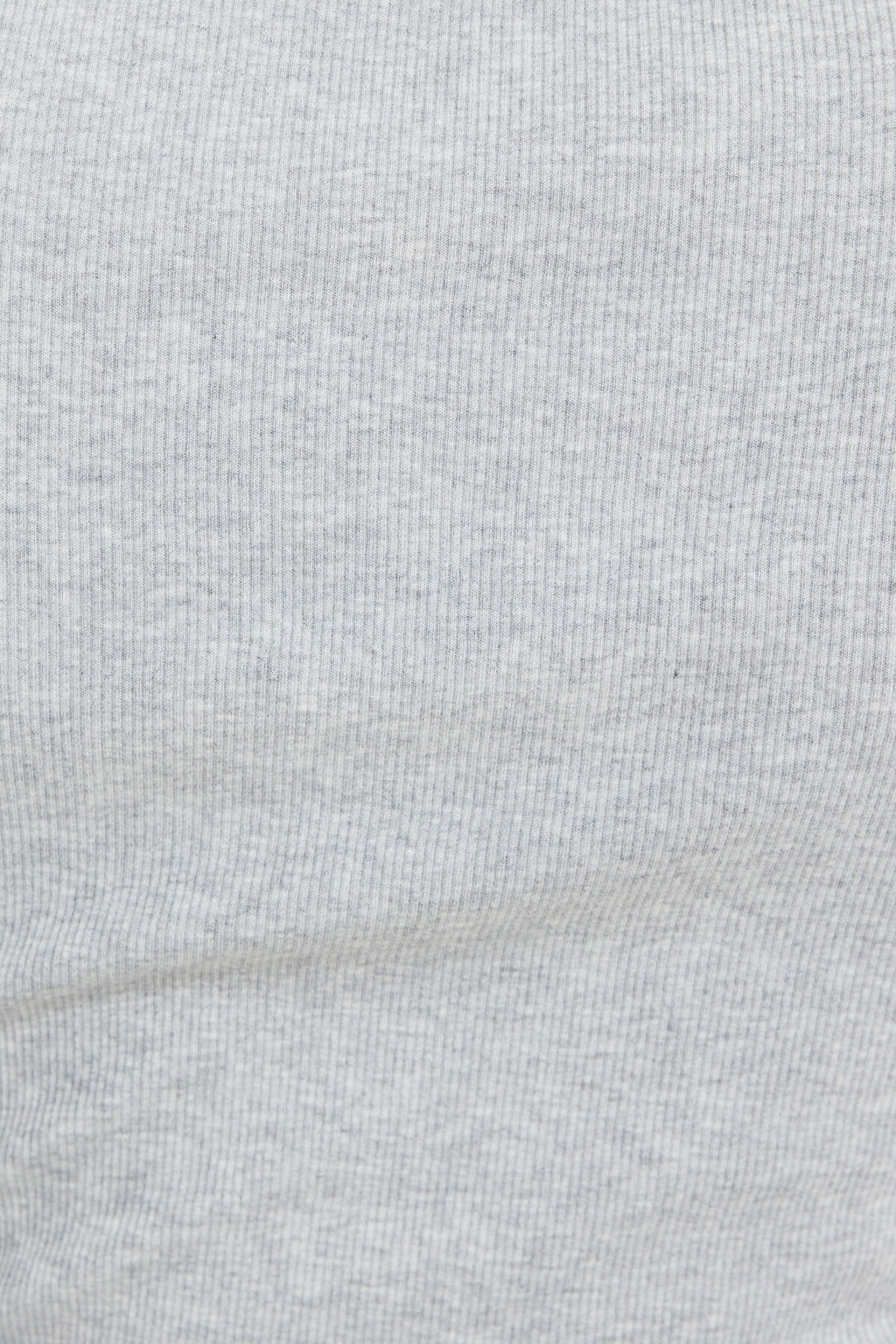 Ribbed Crewneck Hip T-Shirt