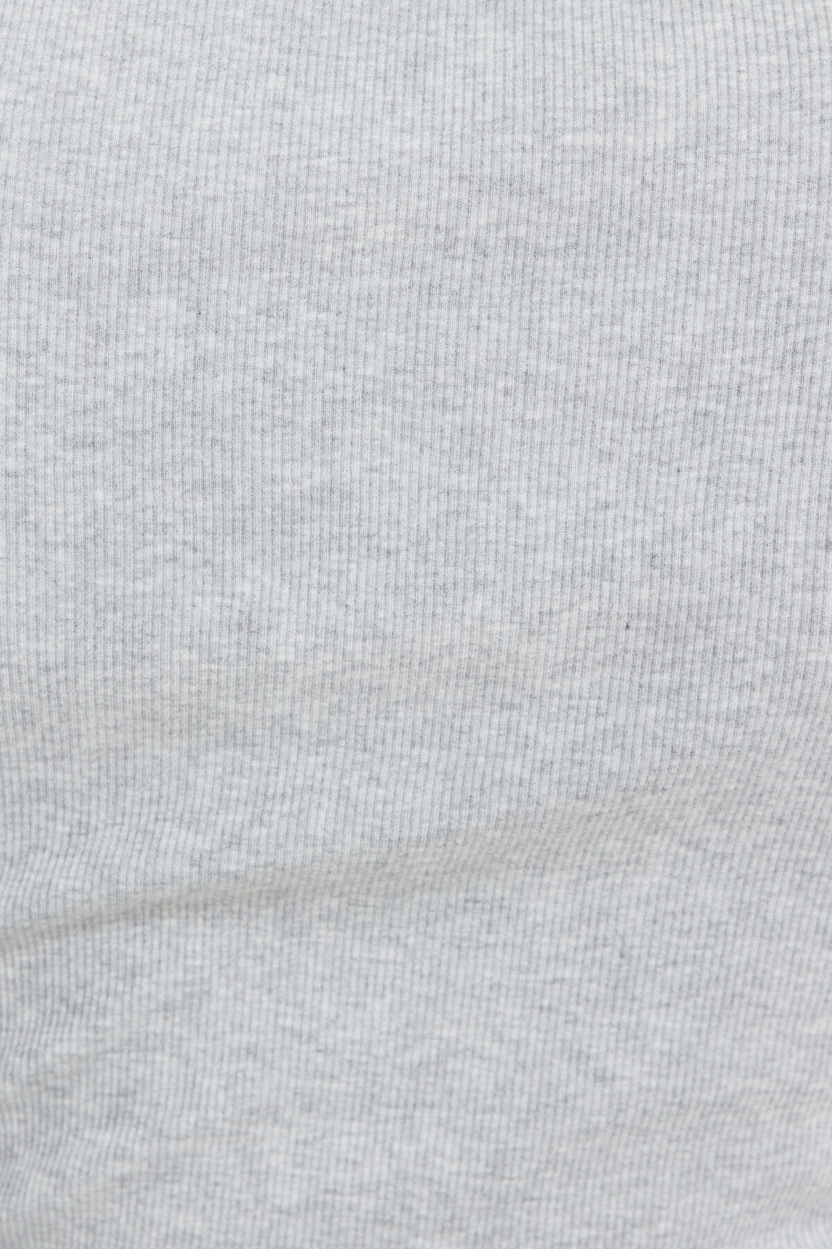 Ribbed Crewneck Hip T-Shirt