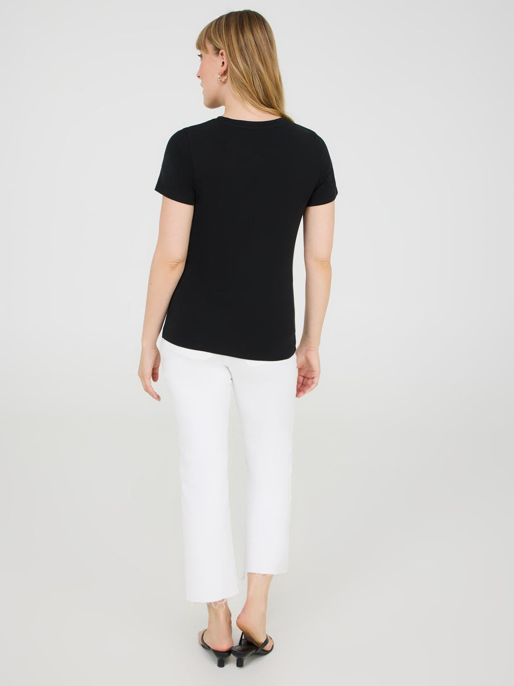 Mini t-shirt côtelé
