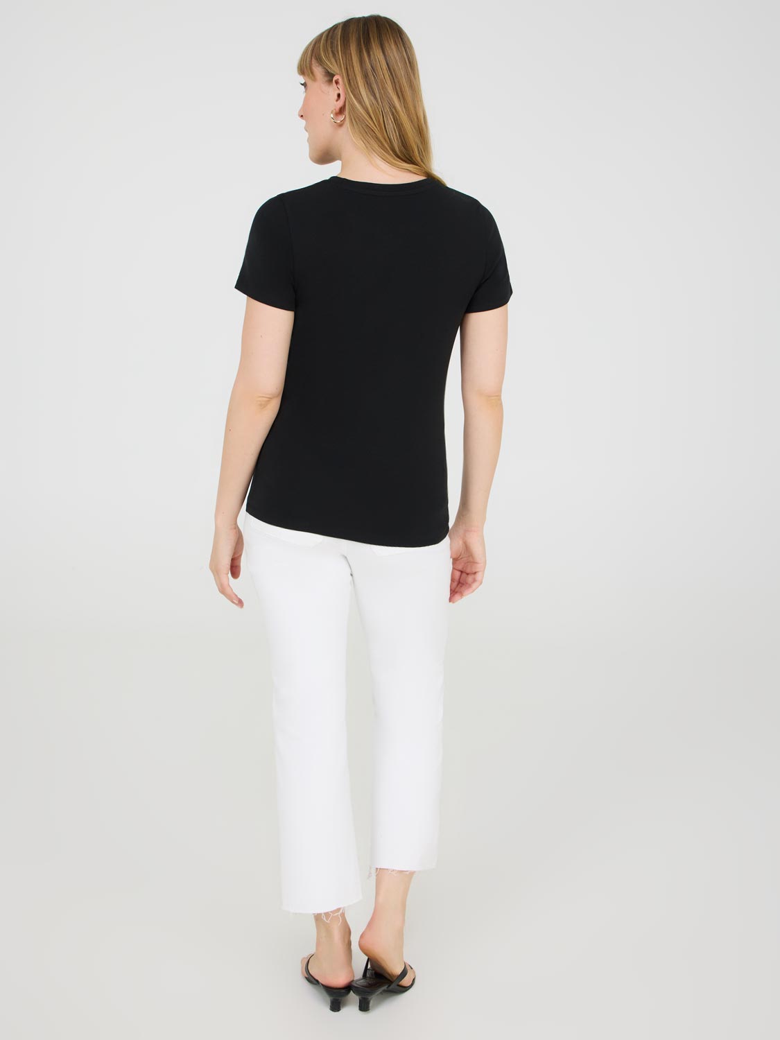Mini t-shirt côtelé