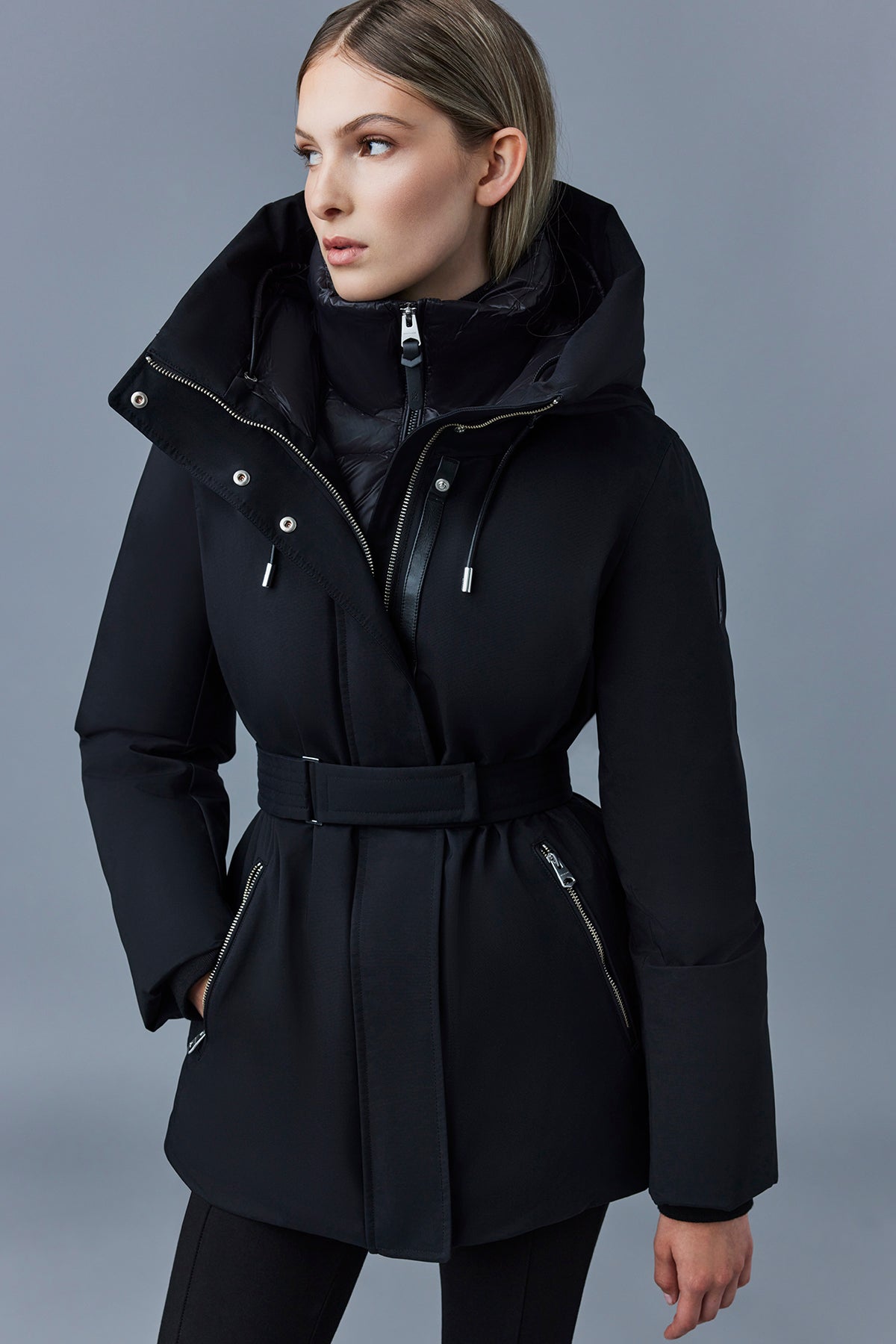 Parka en duvet 2 en 1 JENI-NFZ avec plastron amovible