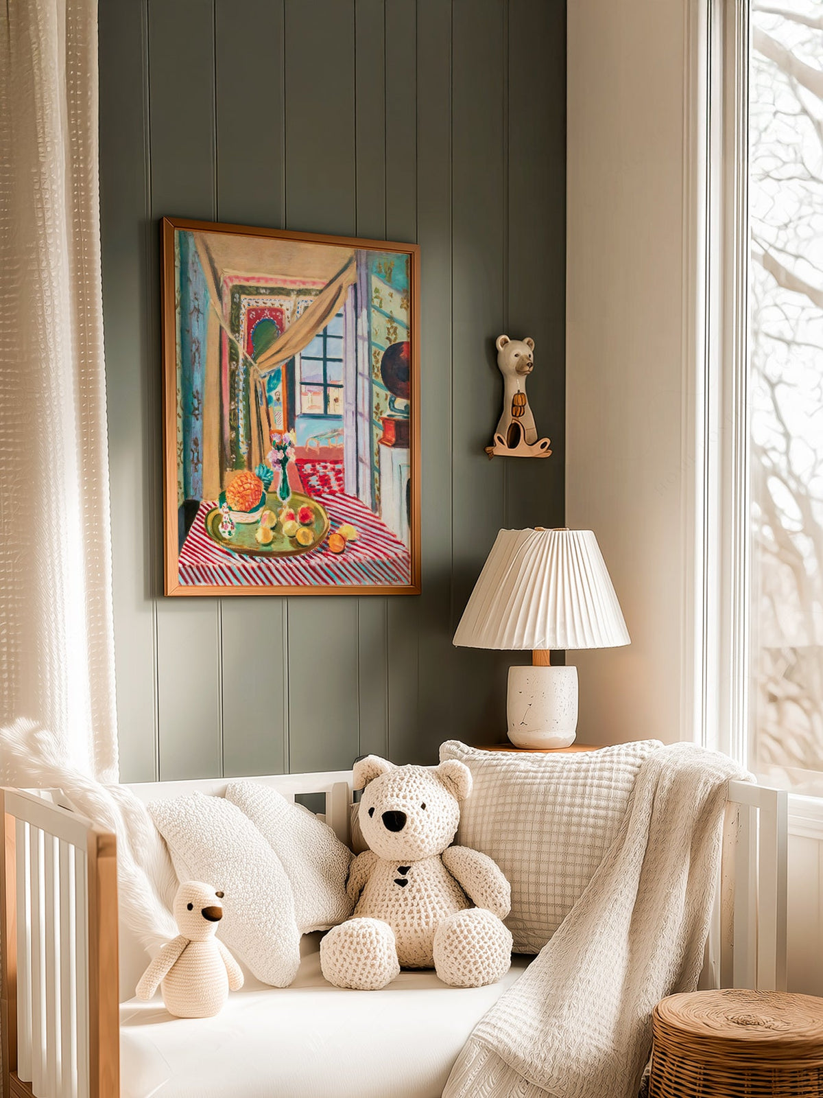 Henri Matisse Interior With Phonograph Art Print – Colorful Wall Decor