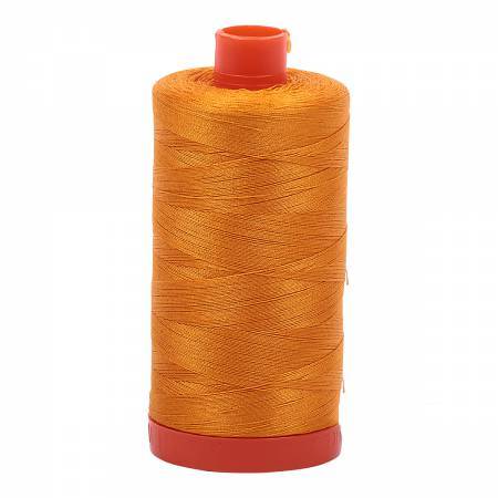 Fil Aurifil #2145 Jaune Orange Uni