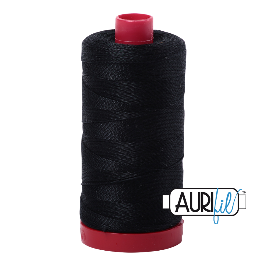 Fil Aurifil #2692 Noir uni