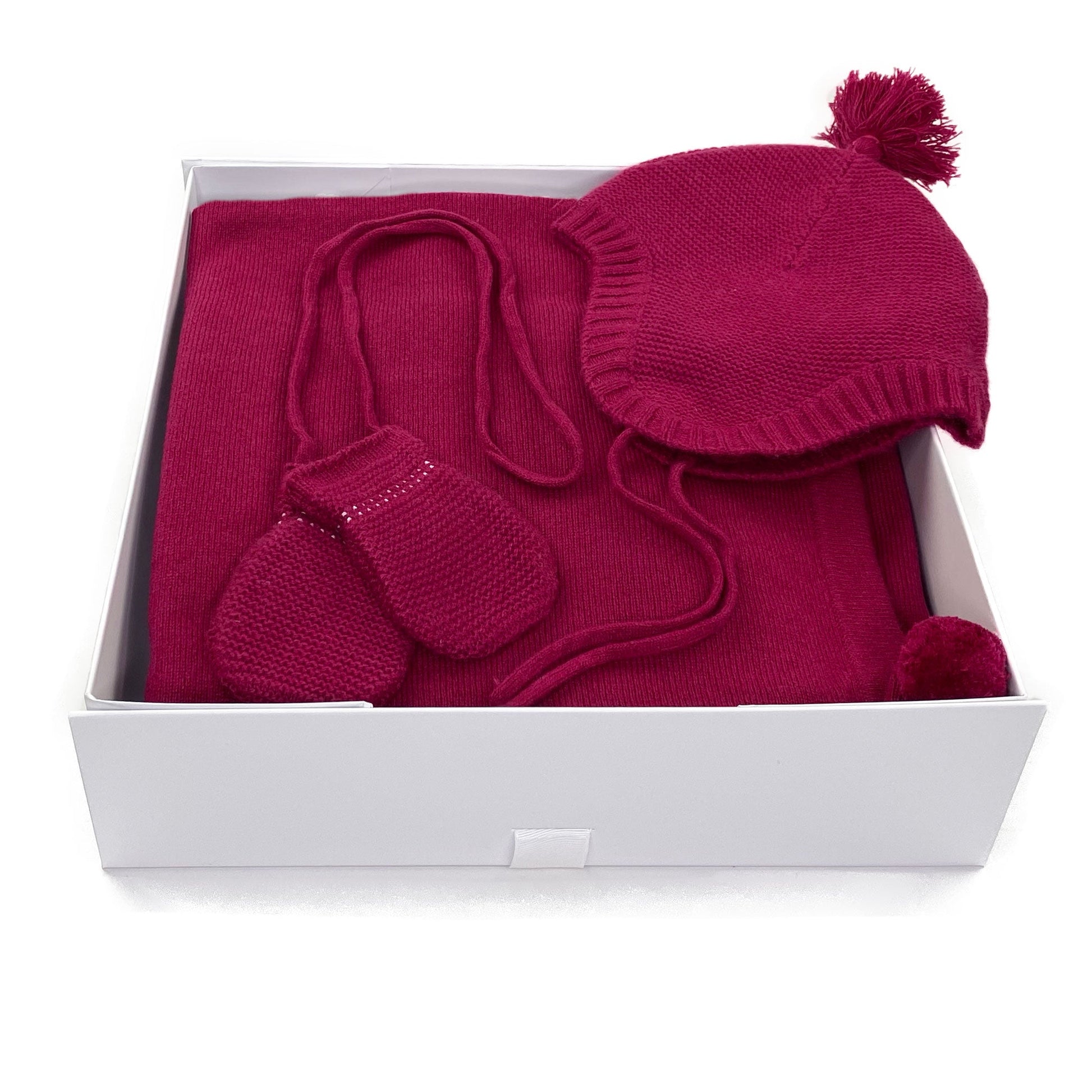 Baby Cashmere Gift Box - Magenta