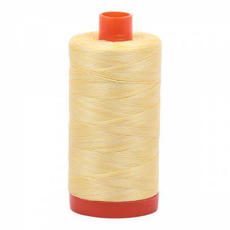Fil Aurifil #3910 Glace au citron panachée