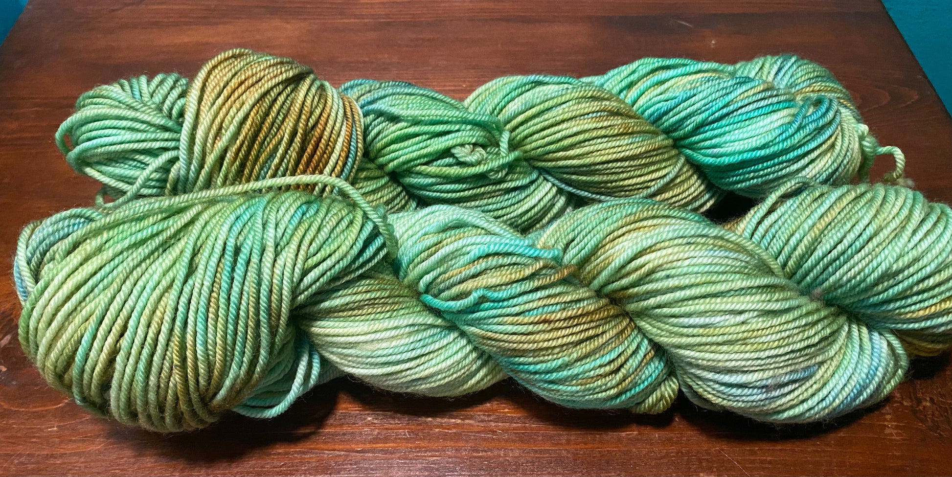 Worsted - Sea Glass - Made In Canada - OOAK