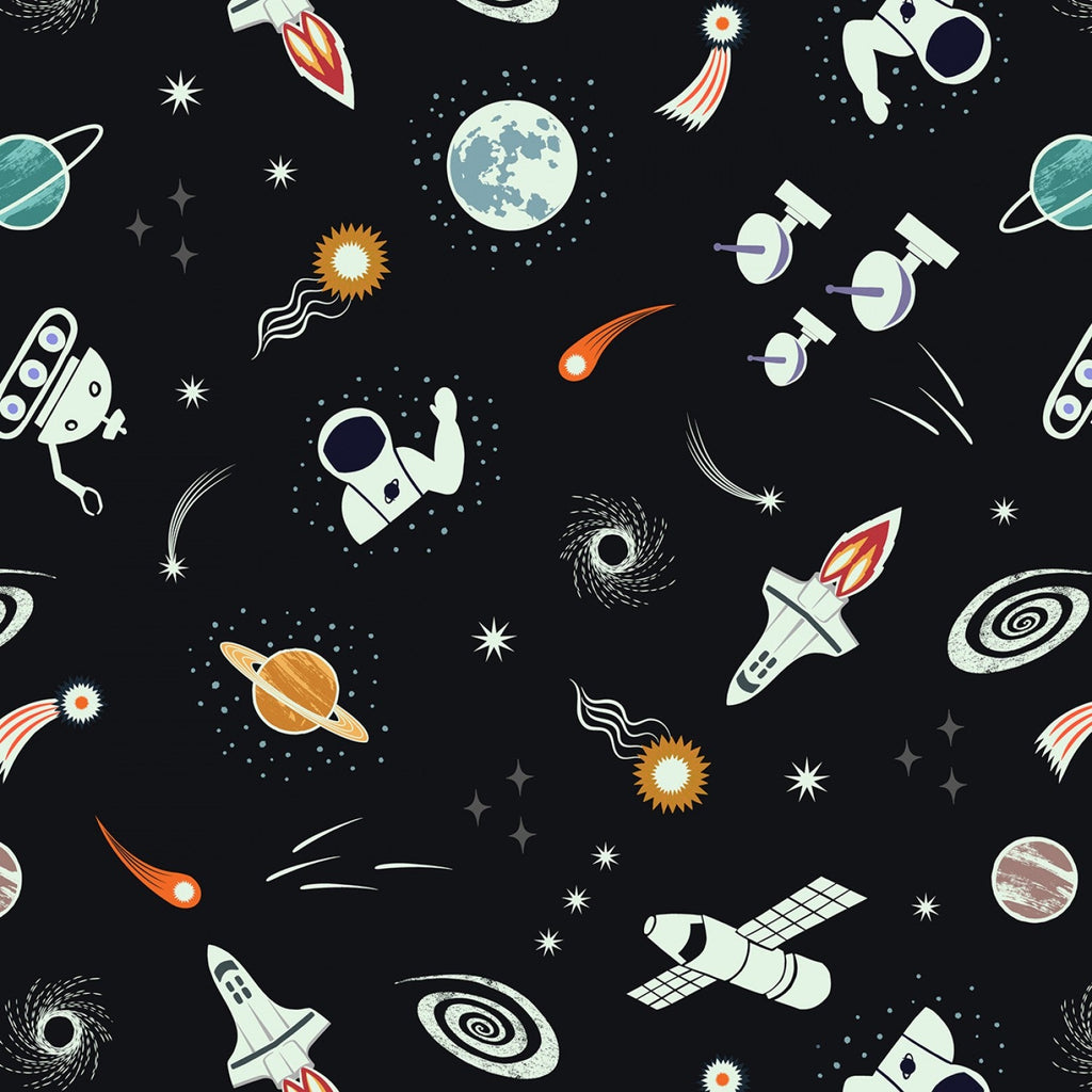 Lewis &amp; Irene - Space Glow - Petites choses Espace sur noir