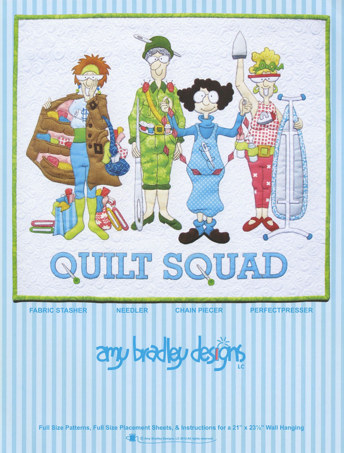 Patron de tenture murale Amy Bradley Quilt Squad