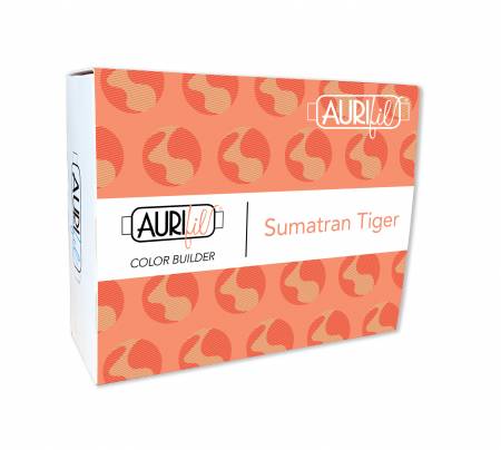 Aurifil  Color Builder 40wt 3pc Set Sumatran Tiger Orange