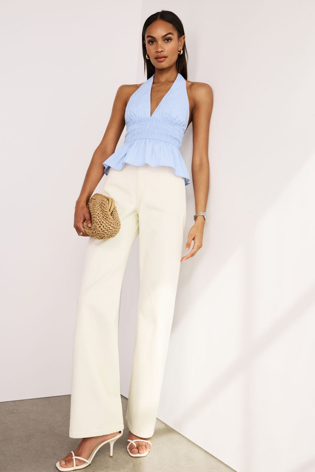 Jean large taille haute Heidi