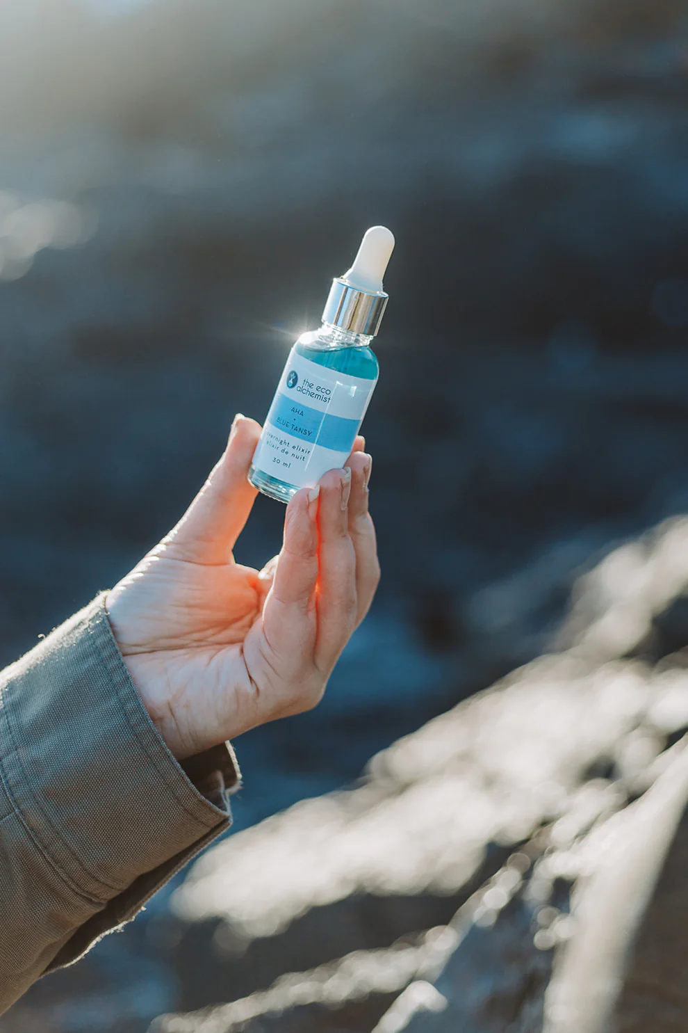 AHA + Blue Tansy Resurfacing Overnight Elixir
