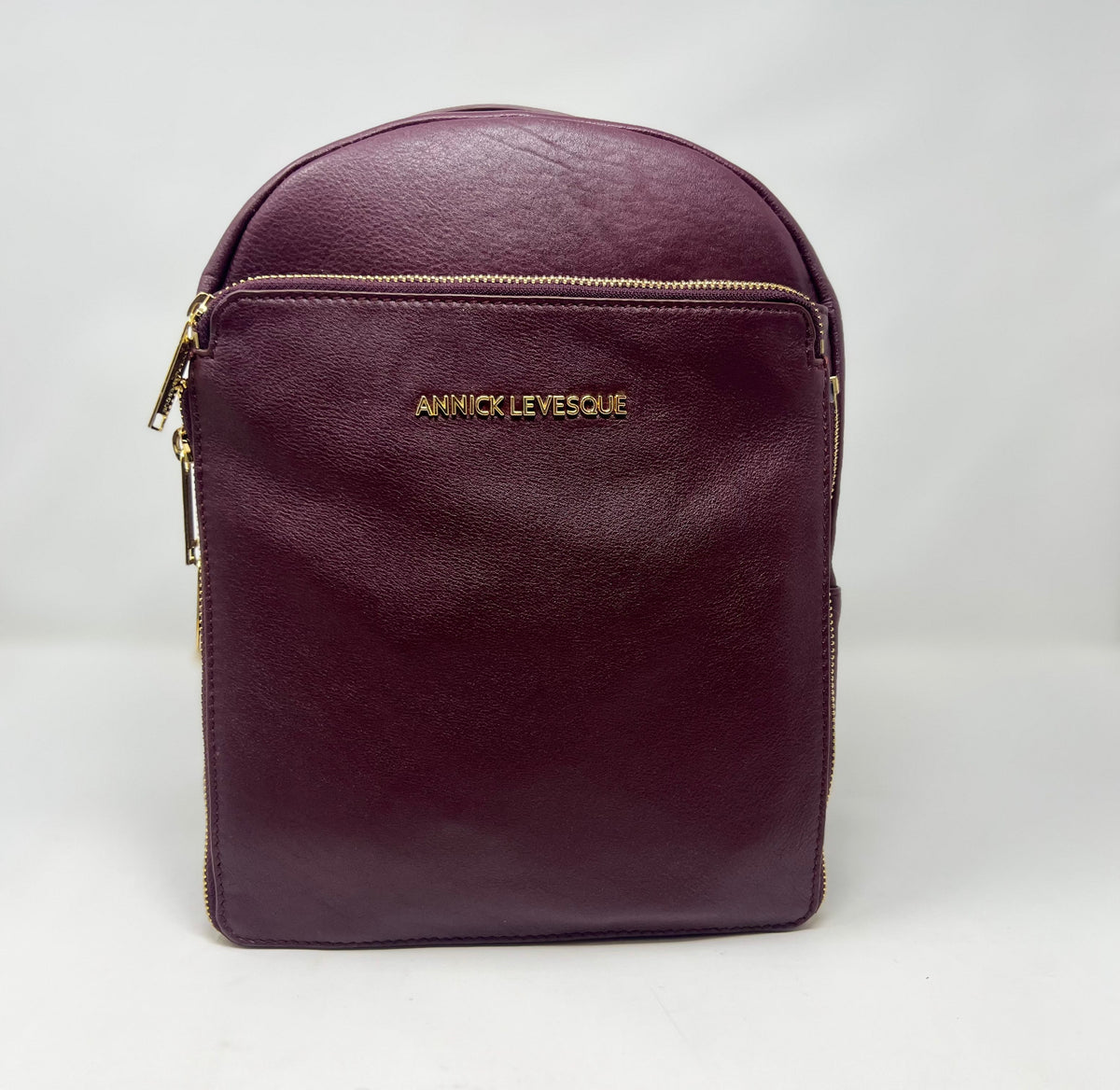 Purple Leather Backpack, Alice