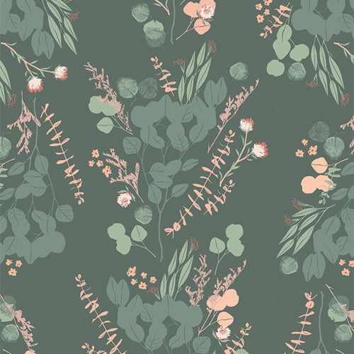 AGF Tout va bien; Fleurs et tiges, 1/4 yard