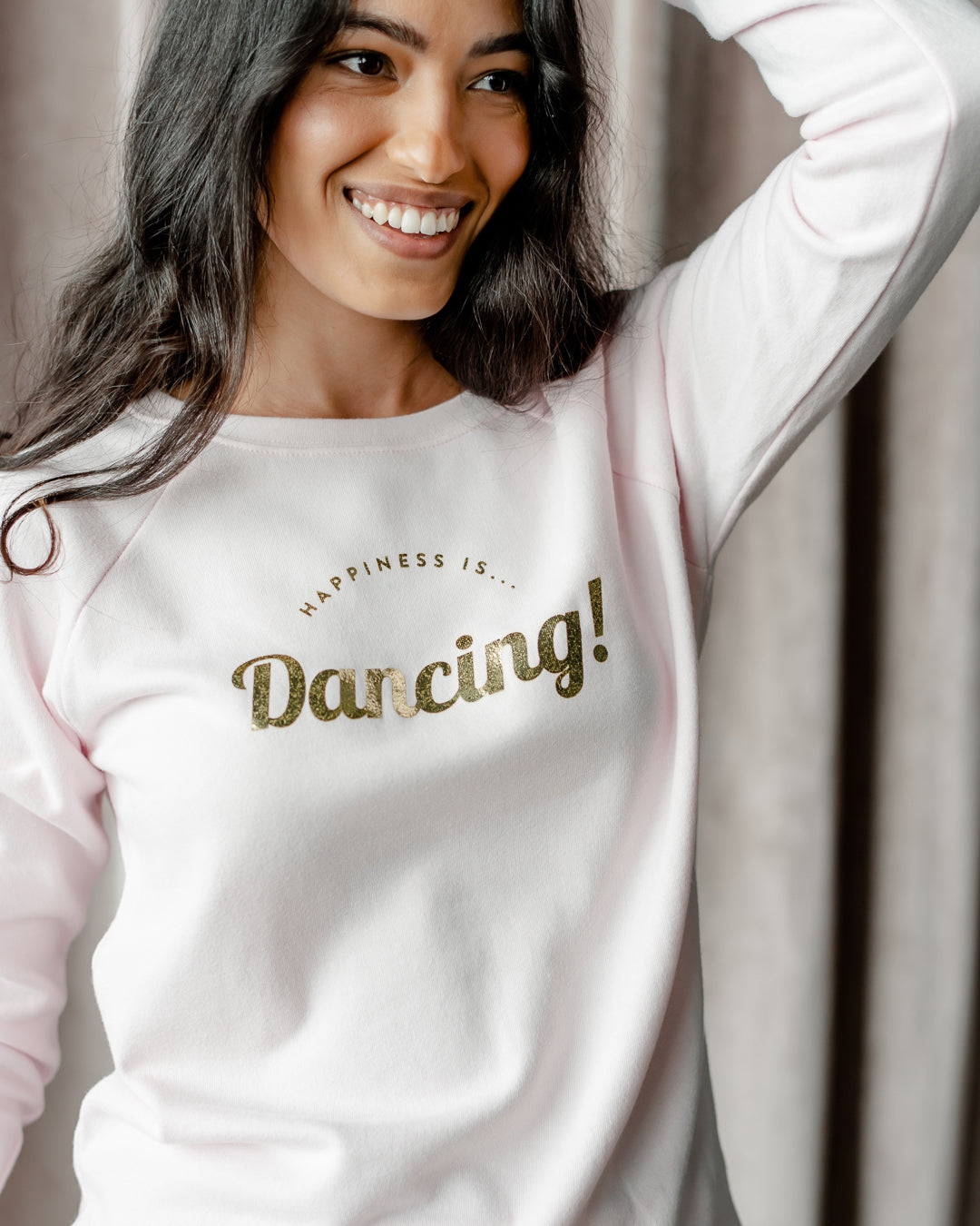 Women's Dancing Crew Sweatshirt, Ballet Pink