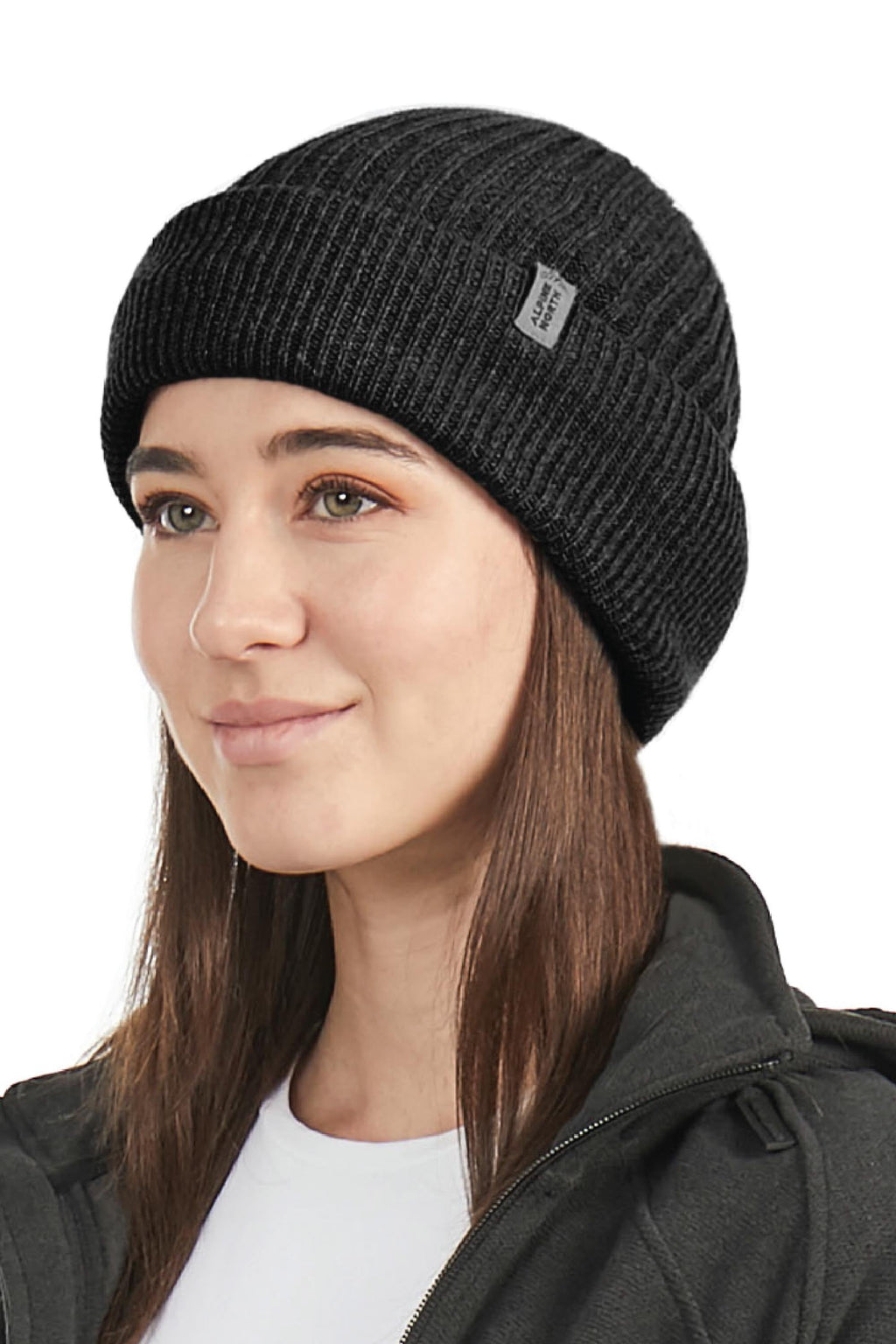 MUSKOKA | UNISEX CUFF BEANIE, BLACK