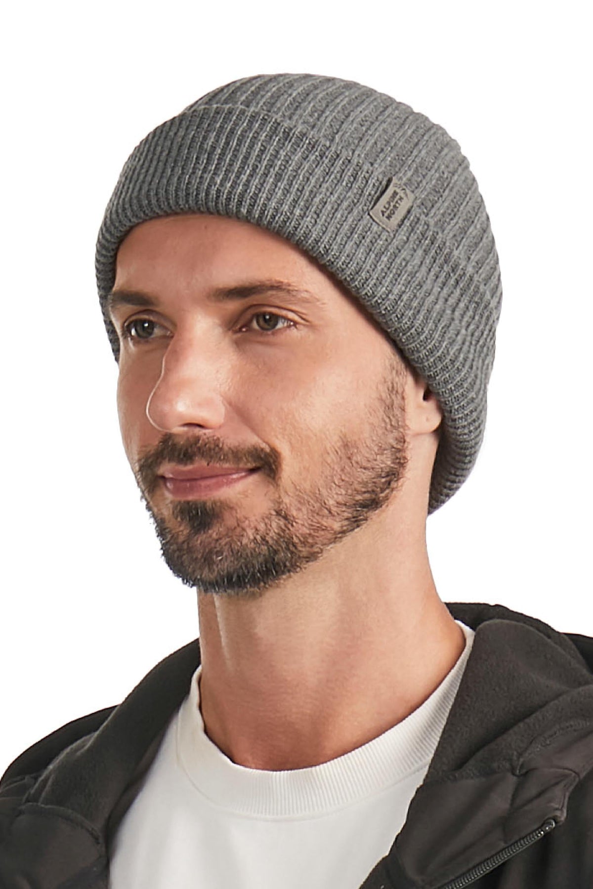 MUSKOKA | TUQUE À REVERS UNISEXE, GRIS CHINÉ