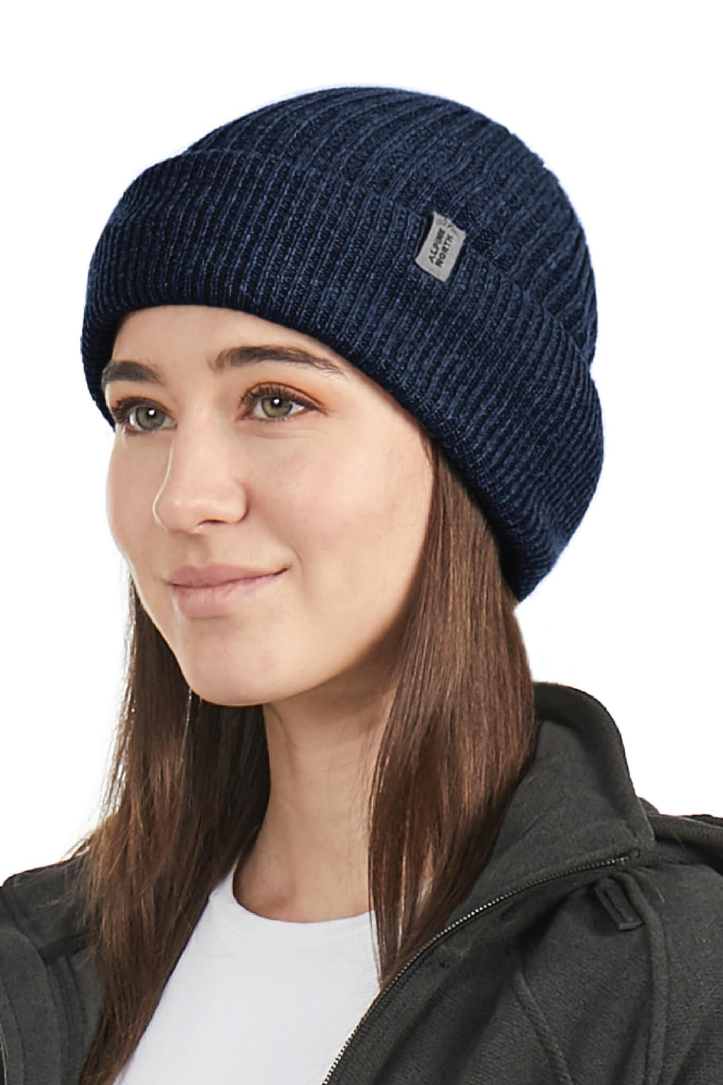 MUSKOKA | UNISEX CUFF BEANIE, NAVY