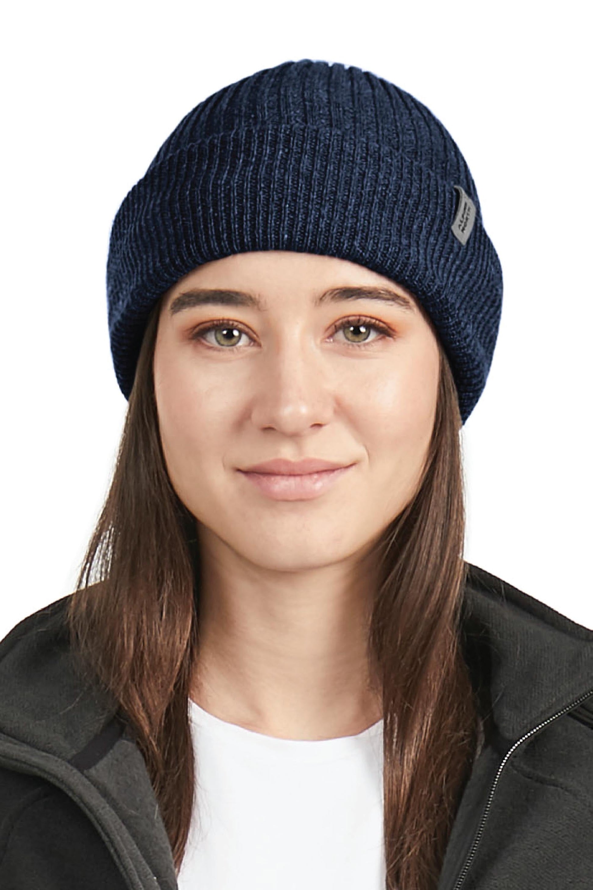 MUSKOKA | UNISEX CUFF BEANIE, NAVY
