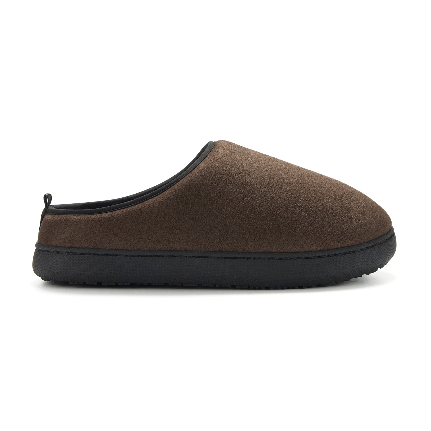 CANMORE | INSULATED FAUX SUEDE SLIPPERS, COFFEE