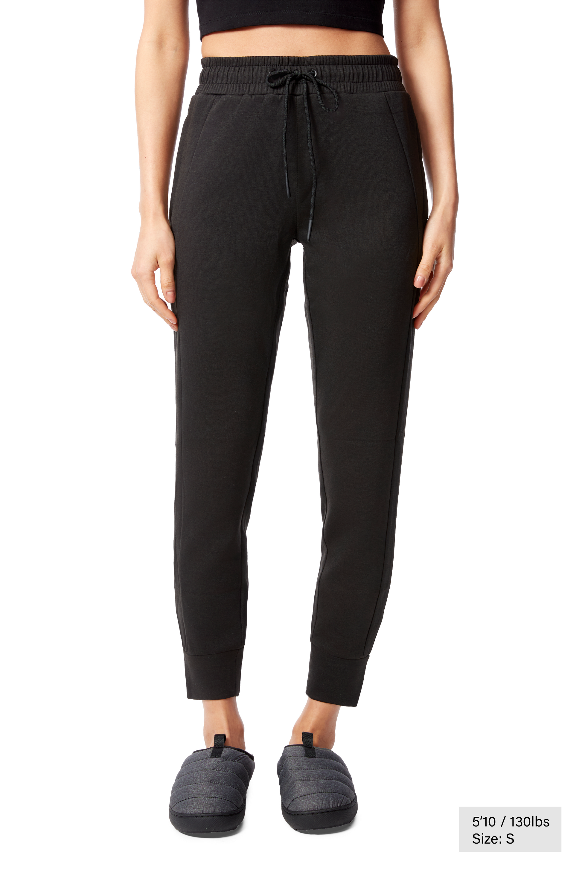 LUNA | WOMEN'S JOGGER PANTS, BLACK