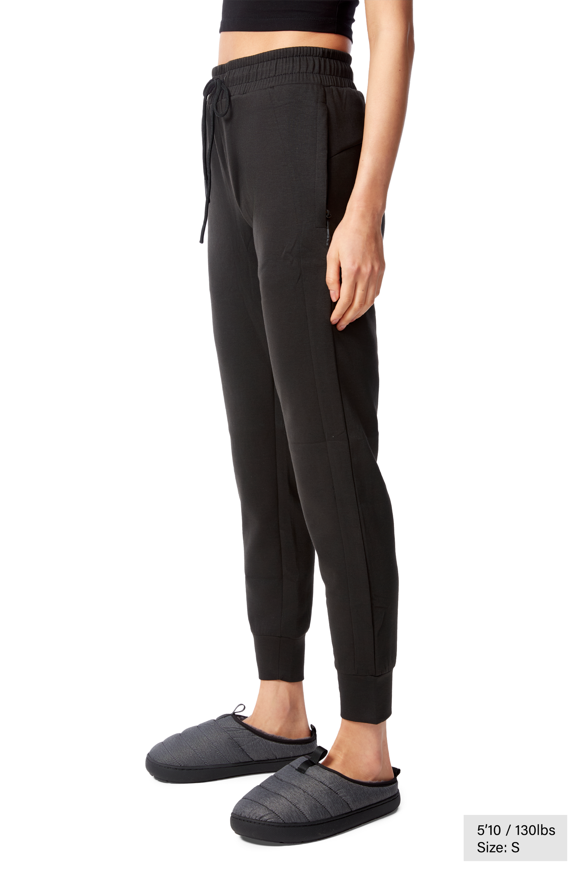 LUNA | WOMEN'S JOGGER PANTS, BLACK
