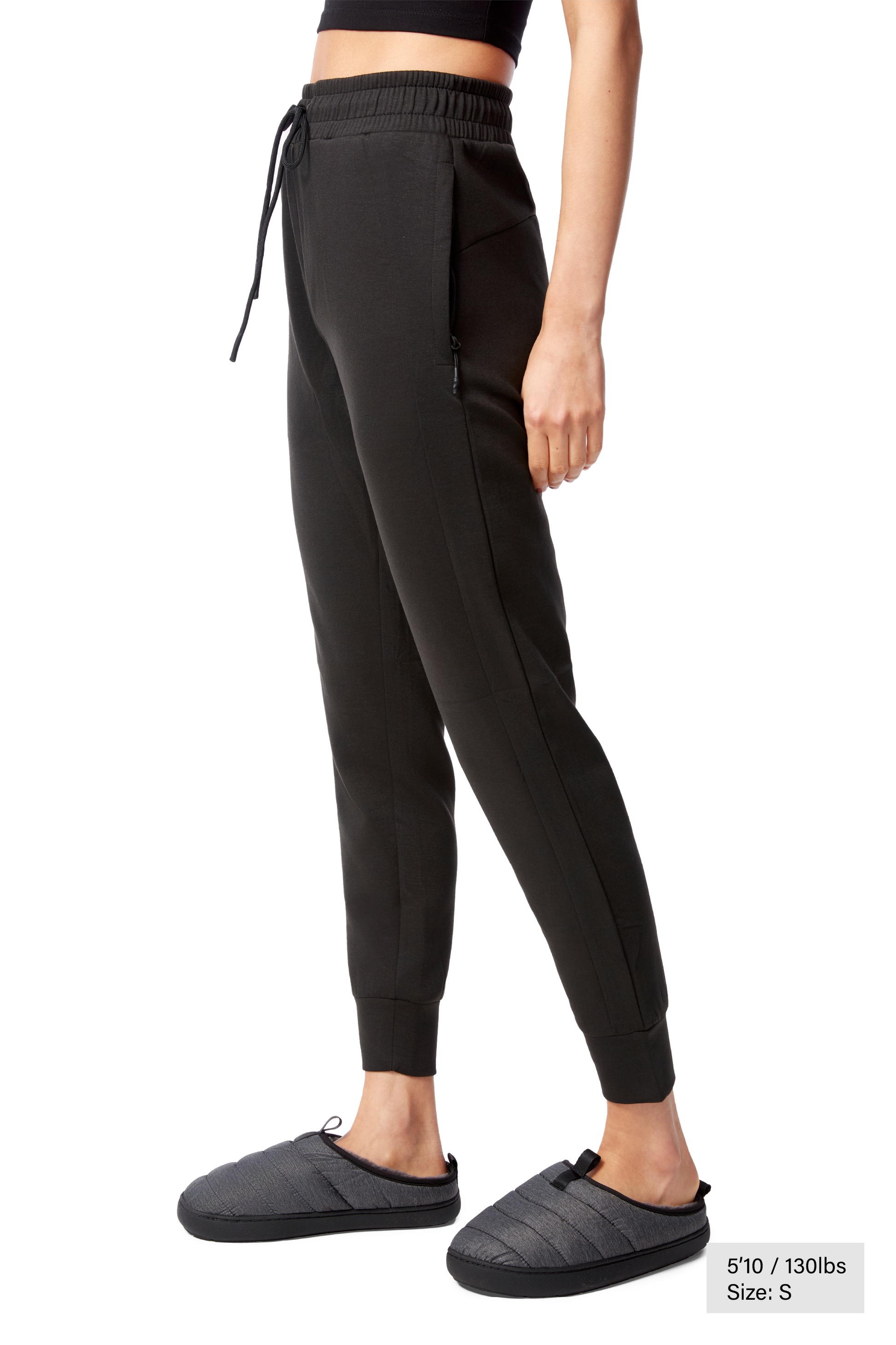 LUNA | WOMEN'S JOGGER PANTS, BLACK