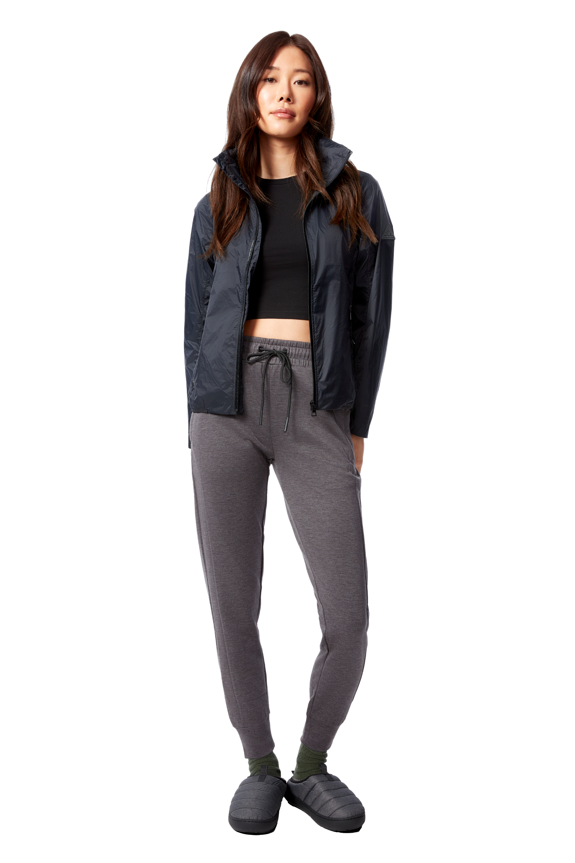 LUNA | WOMEN'S JOGGER PANTS, DARK GREY HEATHER