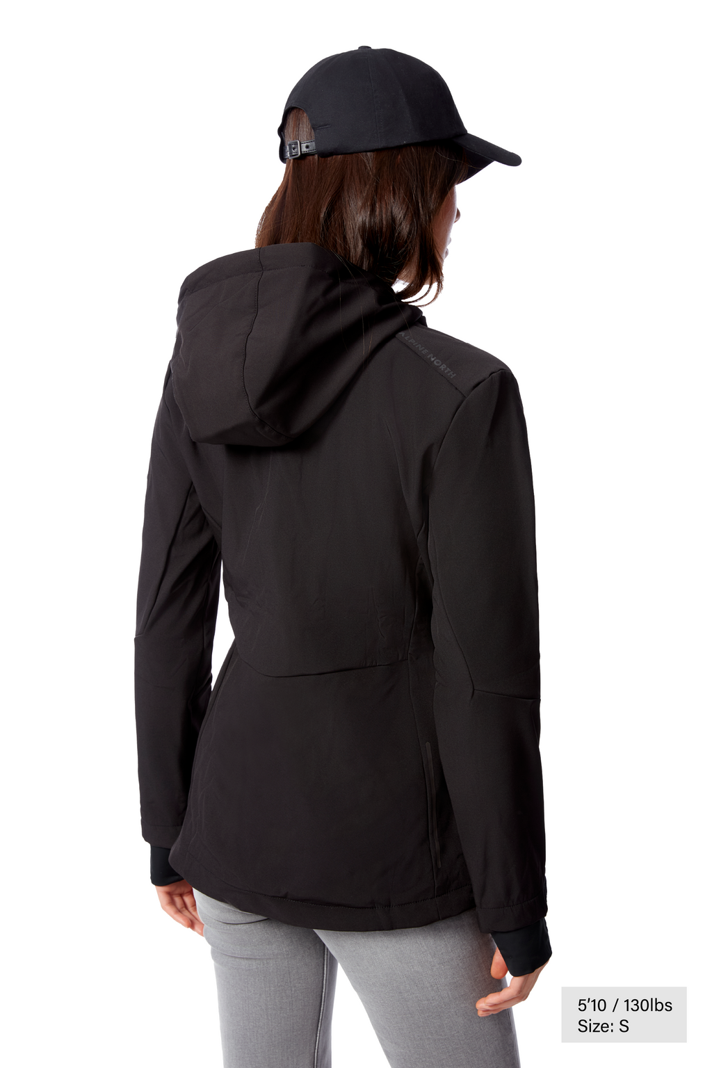 MACKENZIE | COUPE-VENT SOFTSHELL DOUBLÉ EN POLAIRE POUR FEMME, NOIR