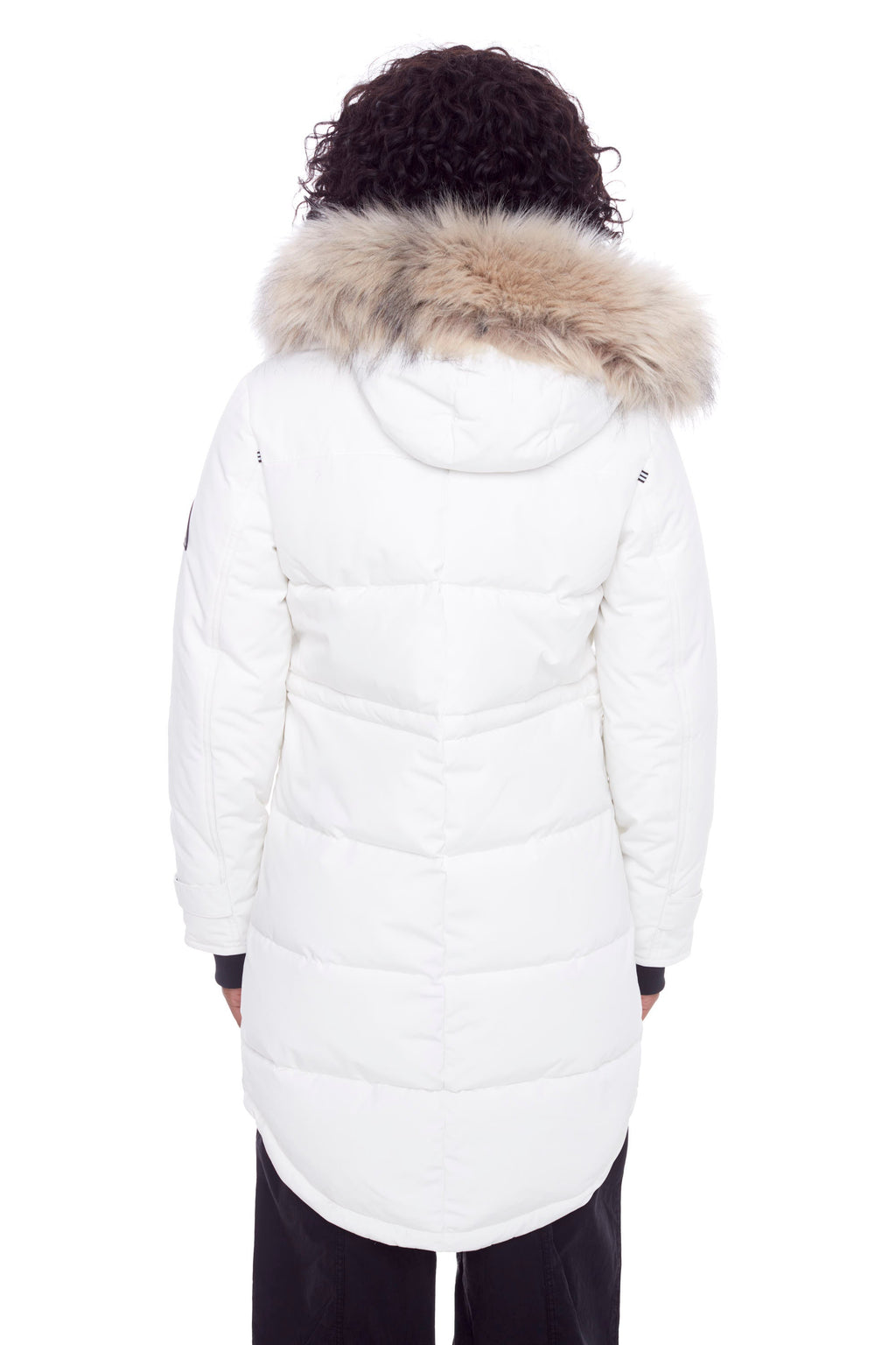 UKON | WOMEN'S VEGAN DOWN (RECYCLED) DRAWSTRING PARKA, CREAM