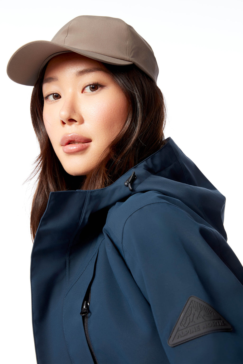 TAHSIS | VESTE DE PLUIE IMPERMÉABLE POUR FEMME, BLEU MARINE