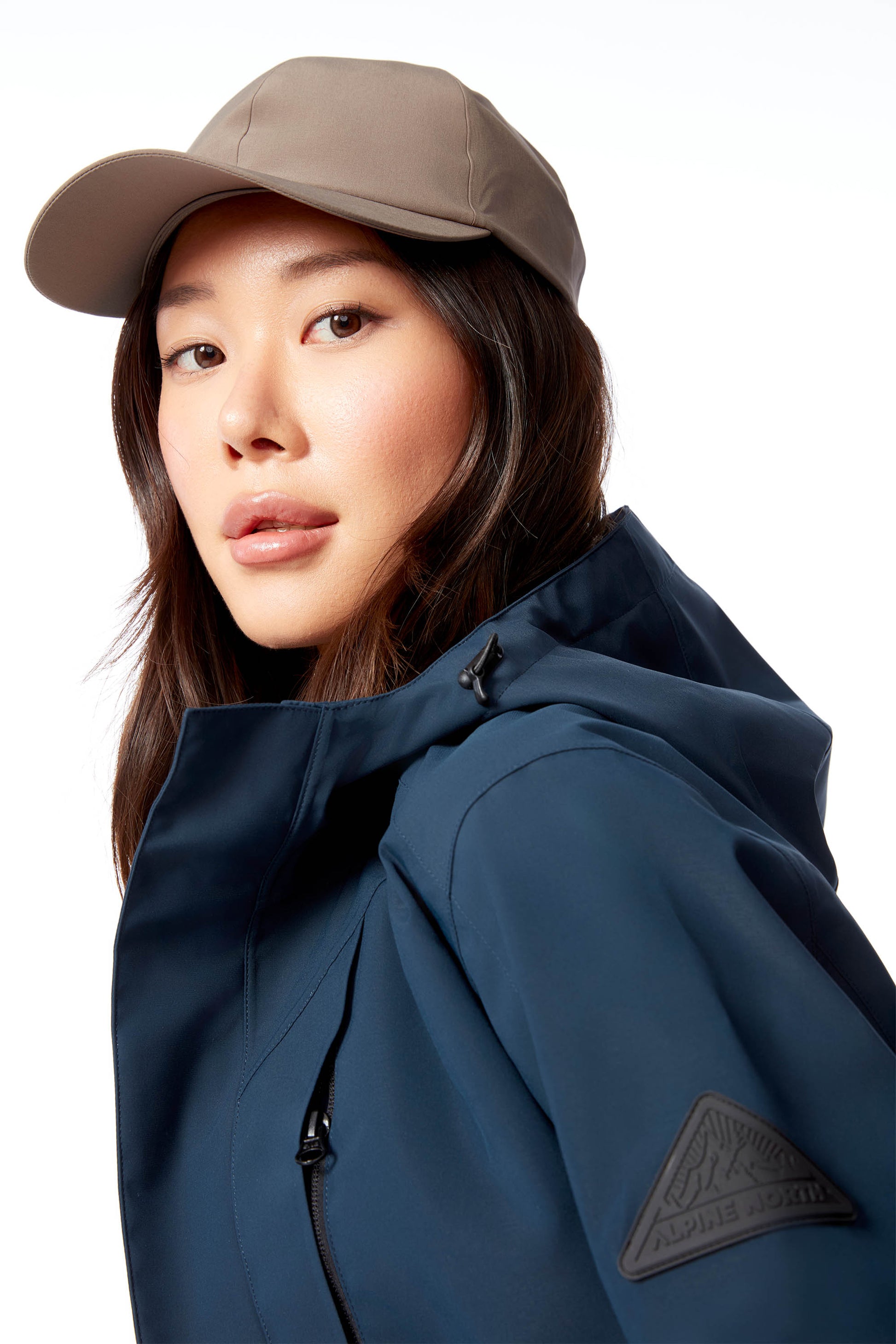 TAHSIS | VESTE DE PLUIE IMPERMÉABLE POUR FEMME, BLEU MARINE