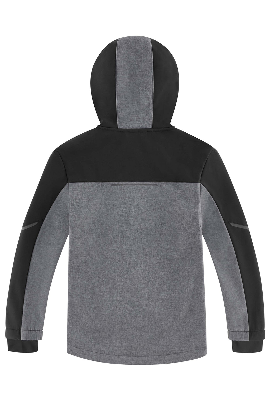 TOFINO JUNIOR | KID'S FLEECE LINED SOFTSHELL WINDBREAKER, DARK GREY