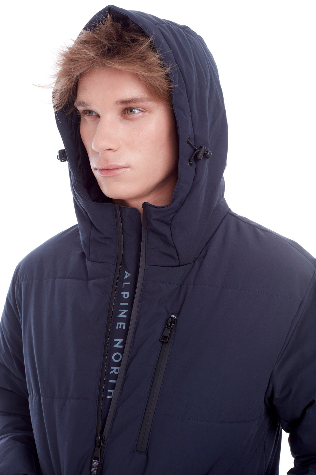 JASPER | DOUDOUNE EN DUVET VÉGAN (RECYCLÉE) POUR HOMME, BLEU MARINE